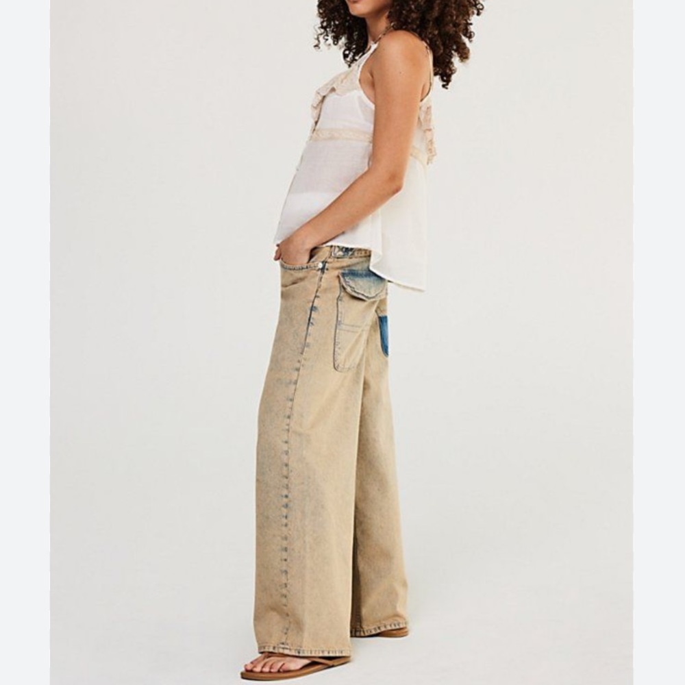 We the Free Waterfalls Wide Leg Jeans